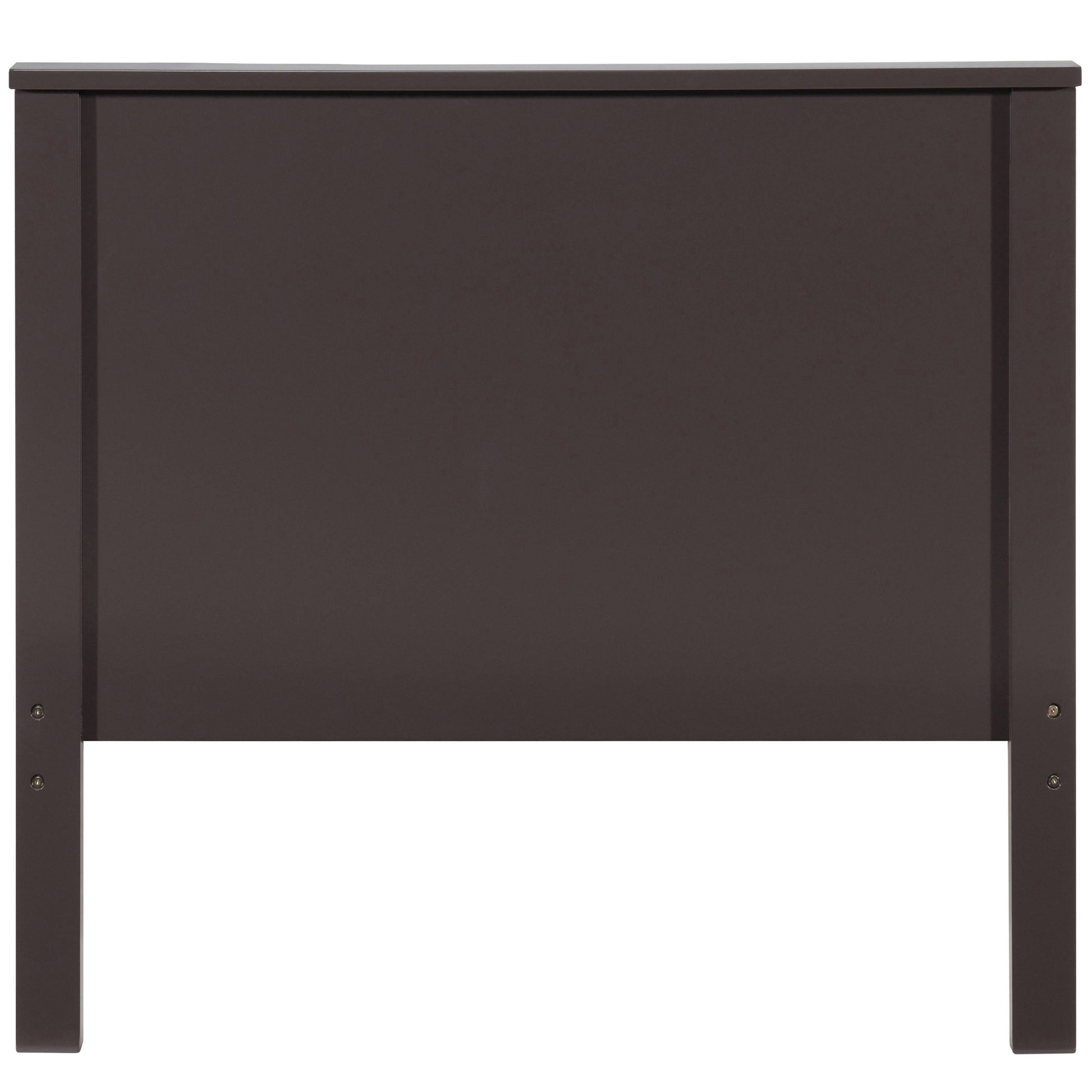 Chocolate Twin Platform Bed Box Spring Not Required Twin Chocolate Wood Bedroom Rubberwood Wood