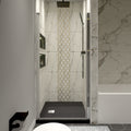 Shower Doors Chrome Tempered Glass