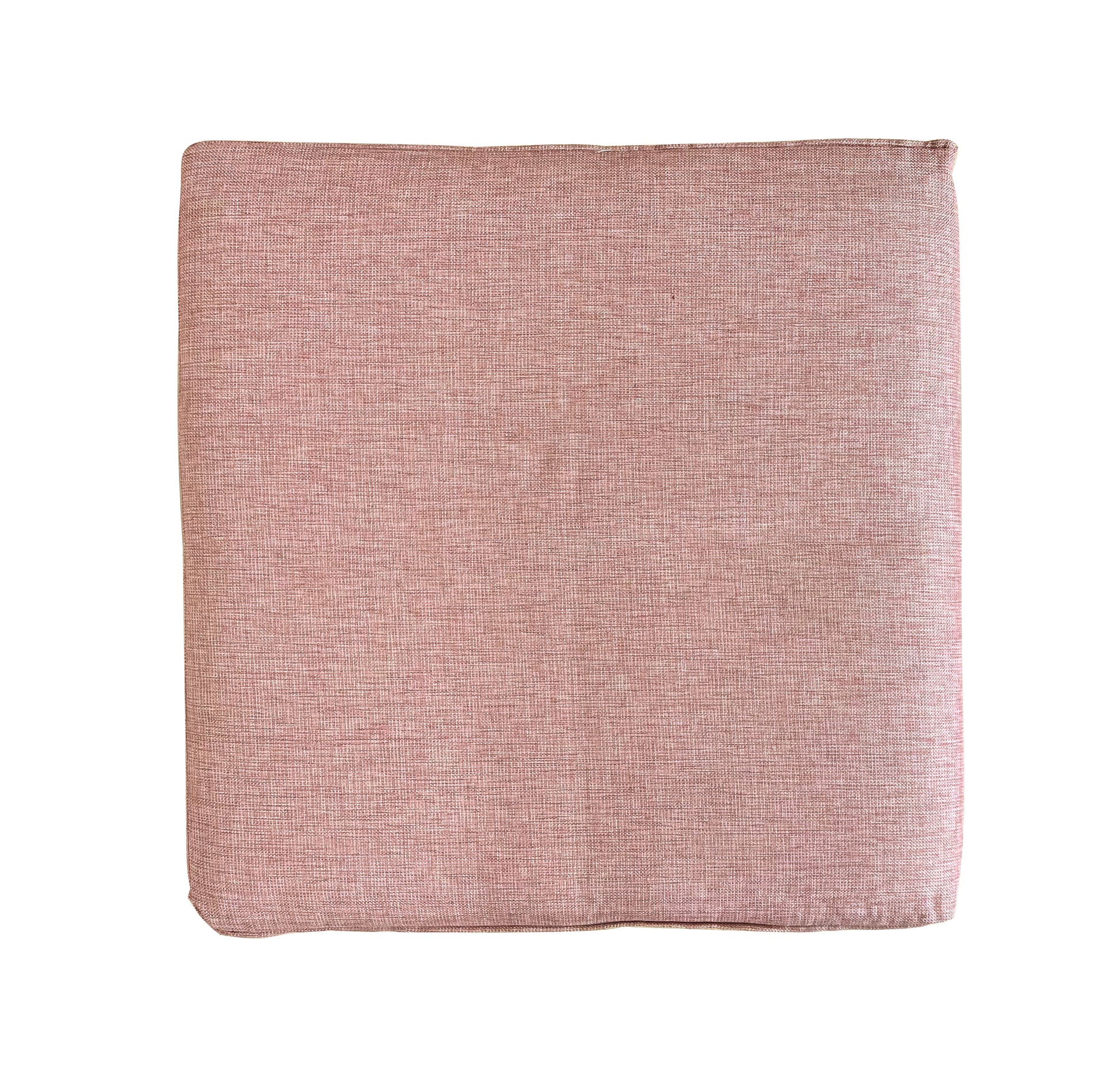 Pink And Black Patio Ottoman With Metal Tube Legs Yes Pink Black Garden & Outdoor Wood Fabric