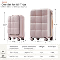 3 Piece Luggage Set With 20