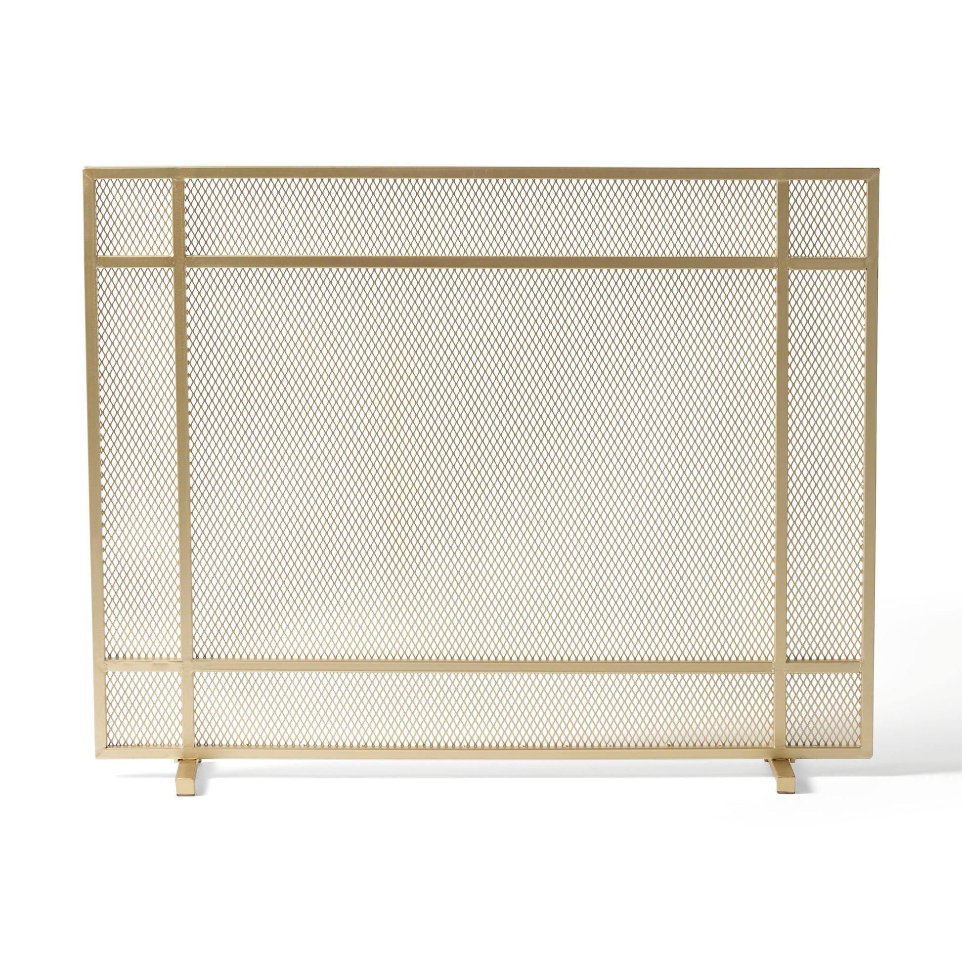 Fire Screen Gold Iron