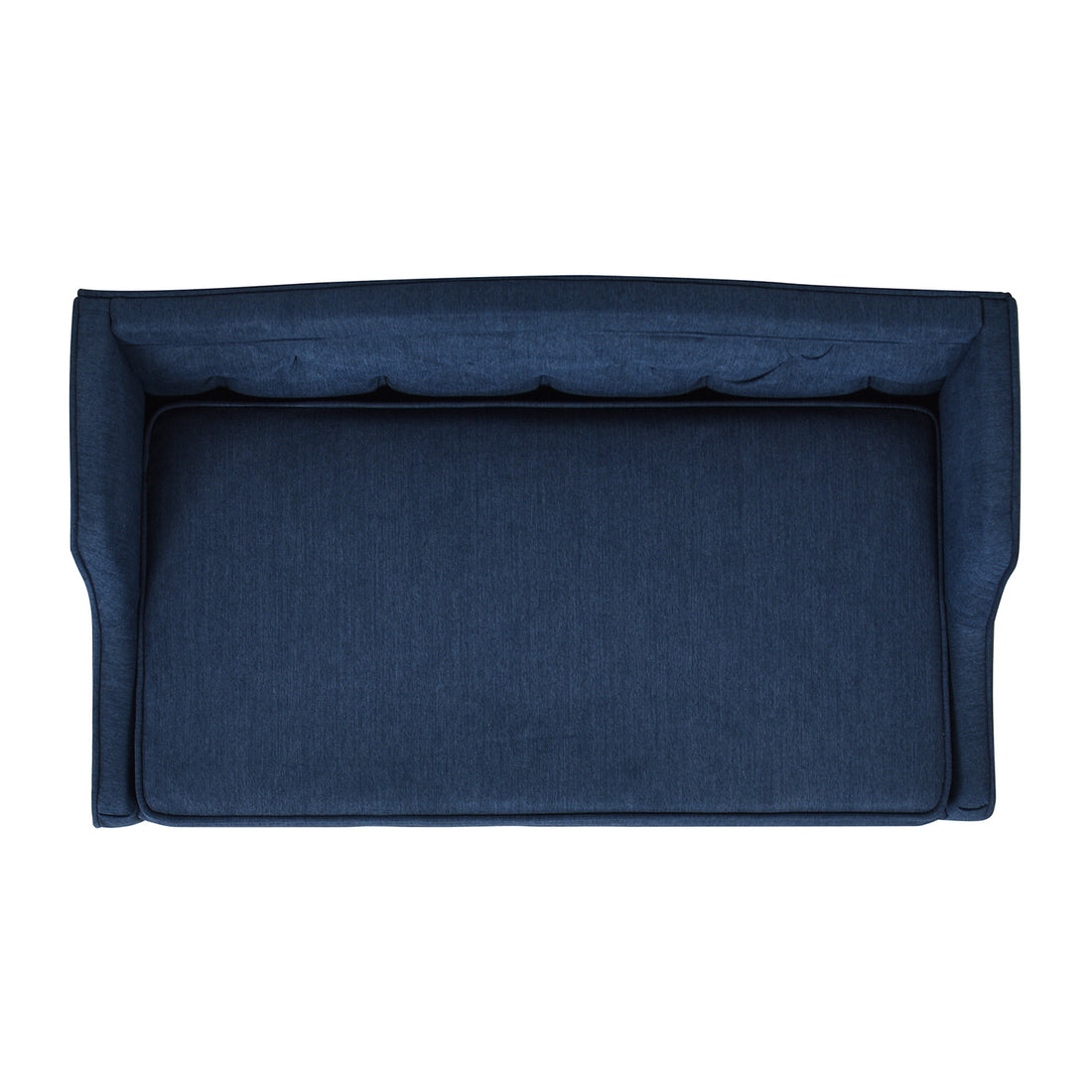 Robin 35" Tufted Wingback Pet Sofa Bed, Medium, Pacific Blue Stain Resistant High Performance Polyester Blue Foam Polyester