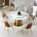 Modern Marble Dining Table, 59