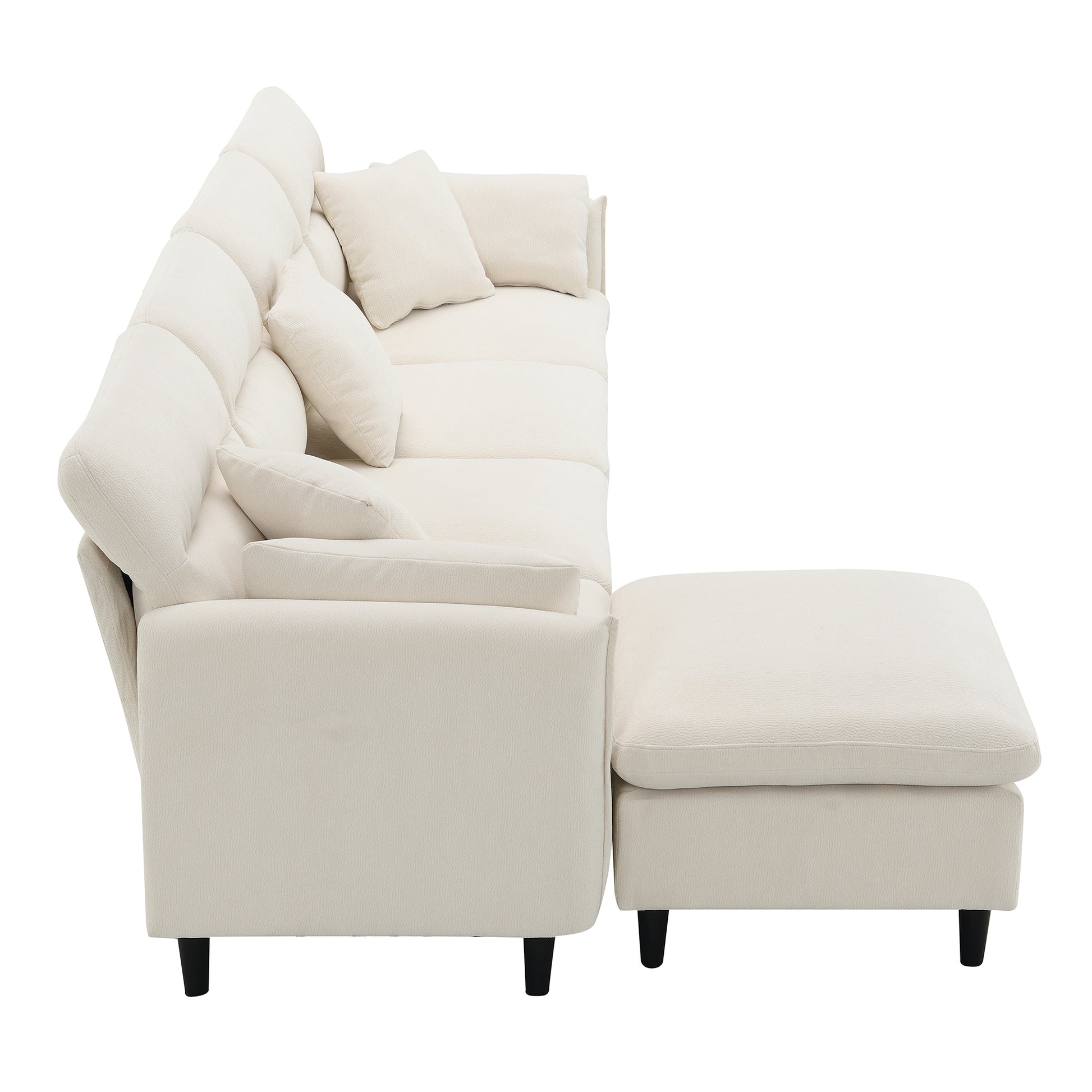 5003A Package Beige Chenille 1 Seat