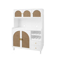 Accent Storage Cabinet, Suitable For Living Room, Bedroom, Dining Room, Study White Mdf