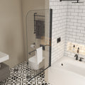 Bath Tub Pivot Shower Screen, With 1 4