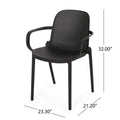 Gardenia Chair Black Polypropylene