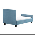 Nico Toddler Bed In Powder Blue Blue Fabric