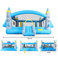 Multifunctional Jump 'N Slide Inflatable Bouncer For Kids Complete Setup With Blower 198