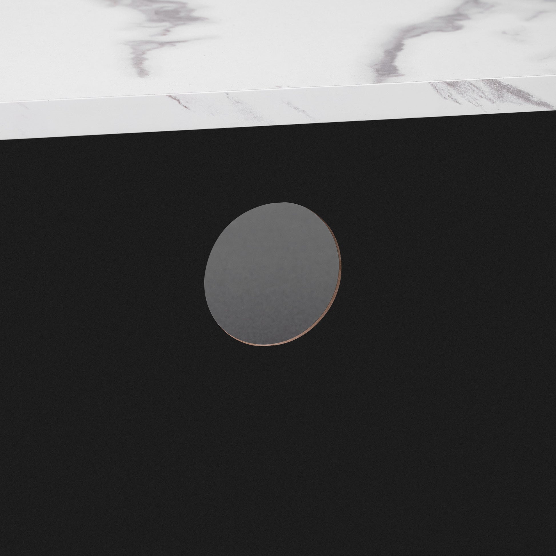 71'' Modern Tv Stand With 2 Cabinets& Open Compartments, Entertainment Center For Tvs Up To 80'', Television Console For Living Room, Bedroom, Home Theatre White Black Primary Living Space 70 79