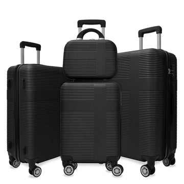 Luggage 4 Piece Set With Spinner Wheels,