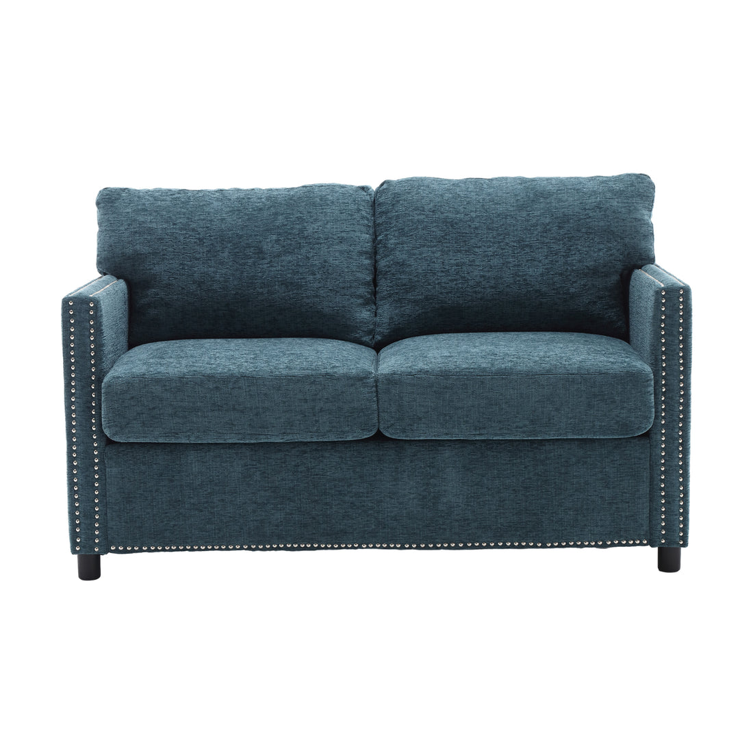 United Modern Chenille Fabric Loveseat, 2 Seat Upholstered Loveseat Sofa Modern Couch Mint Green Chenille 2 Seat