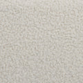 Teddy Velvet Swivel Chair, White, No Installation Required White Teddy