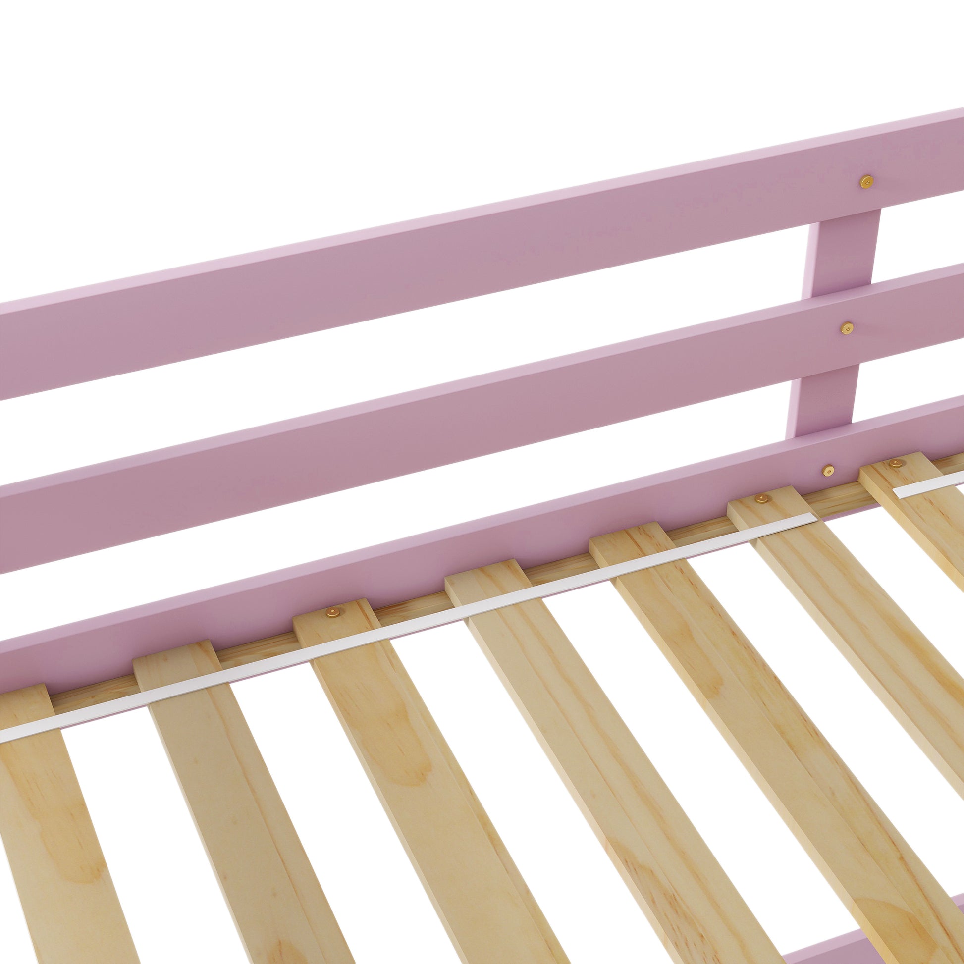 Loft Twin Bedpink Twin Pink Pine