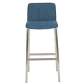 Barstool Blue Fabric