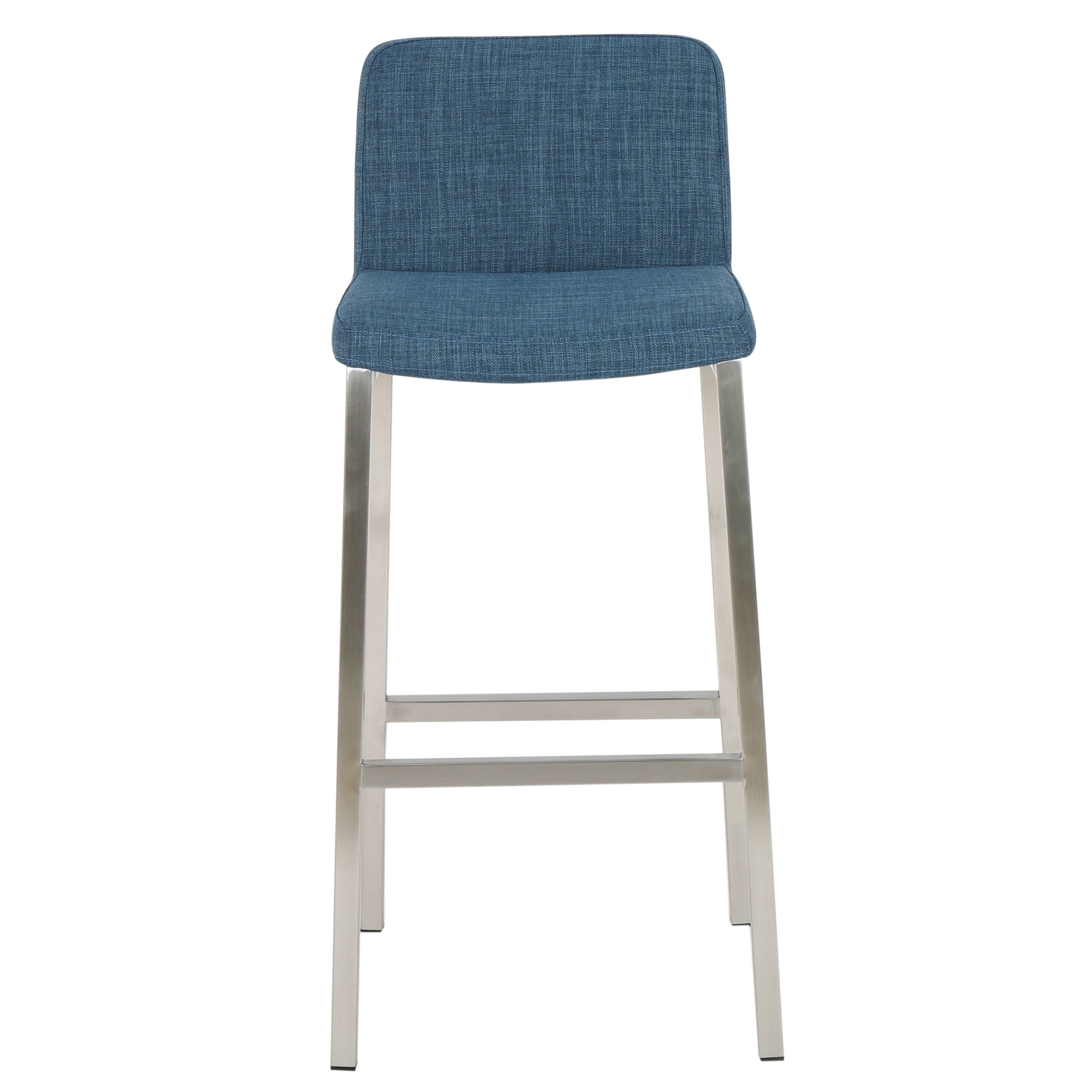 Barstool Blue Fabric