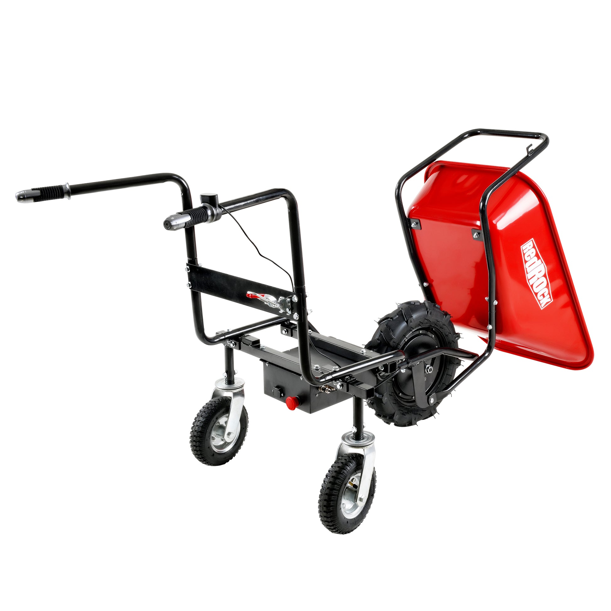 Wheelbarrow Electric Professional Specs This Wheelbarrow Uses An Electric 24V 500W Brushless Motor System, Powered By 2 12V 12Ah Motorized Wheelbarrow Black Red Classic,Industrial Stainless Steel