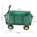 Flower Cart Garden Flower Cart Is Easier To Transport Firewood Green Cloth Bag Green Iron,Oxford Fabric