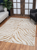 Elegance Gc Cnc6007 Gold 2 Ft. X 3 Ft. Area Rug Gold Polyester