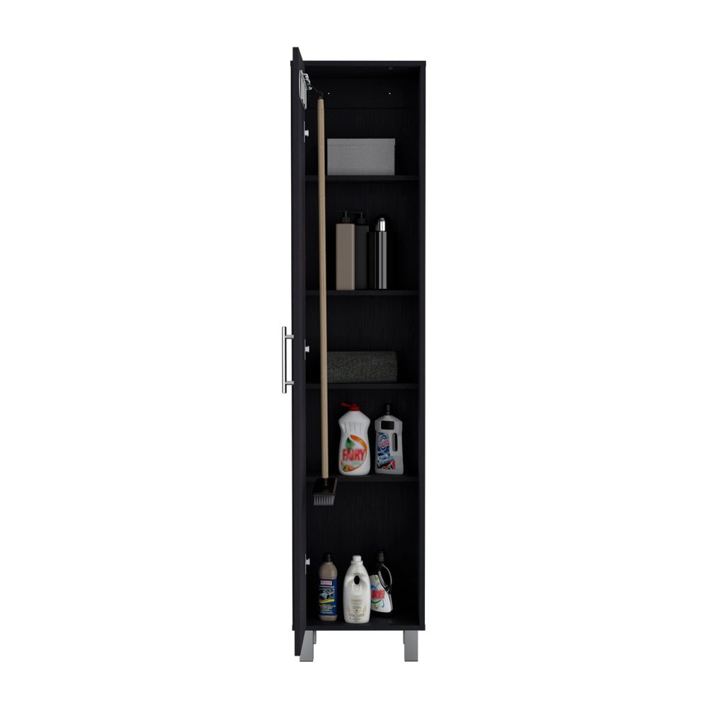 Cabinet Buccan Storage, Garage, Black Standard Black Kitchen Shelves Included Modern Engineered Wood