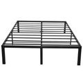 Metal Bed Frame, Simple And Atmospheric Metal Platform Bed Frame, Storage Space Under The Bed Heavy Duty Frame Bed, Sturdy Full Size Bed Frame, Suitable For Bedroom Full Black Metal