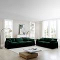Family Sofa Set Deep Seat Sofa, Warm Sofa For Home Cinema And Living Room, One 2 Seater Sofa And One 3 Seater Sofa,Green Corduroy Green Corduroy 5 Seat