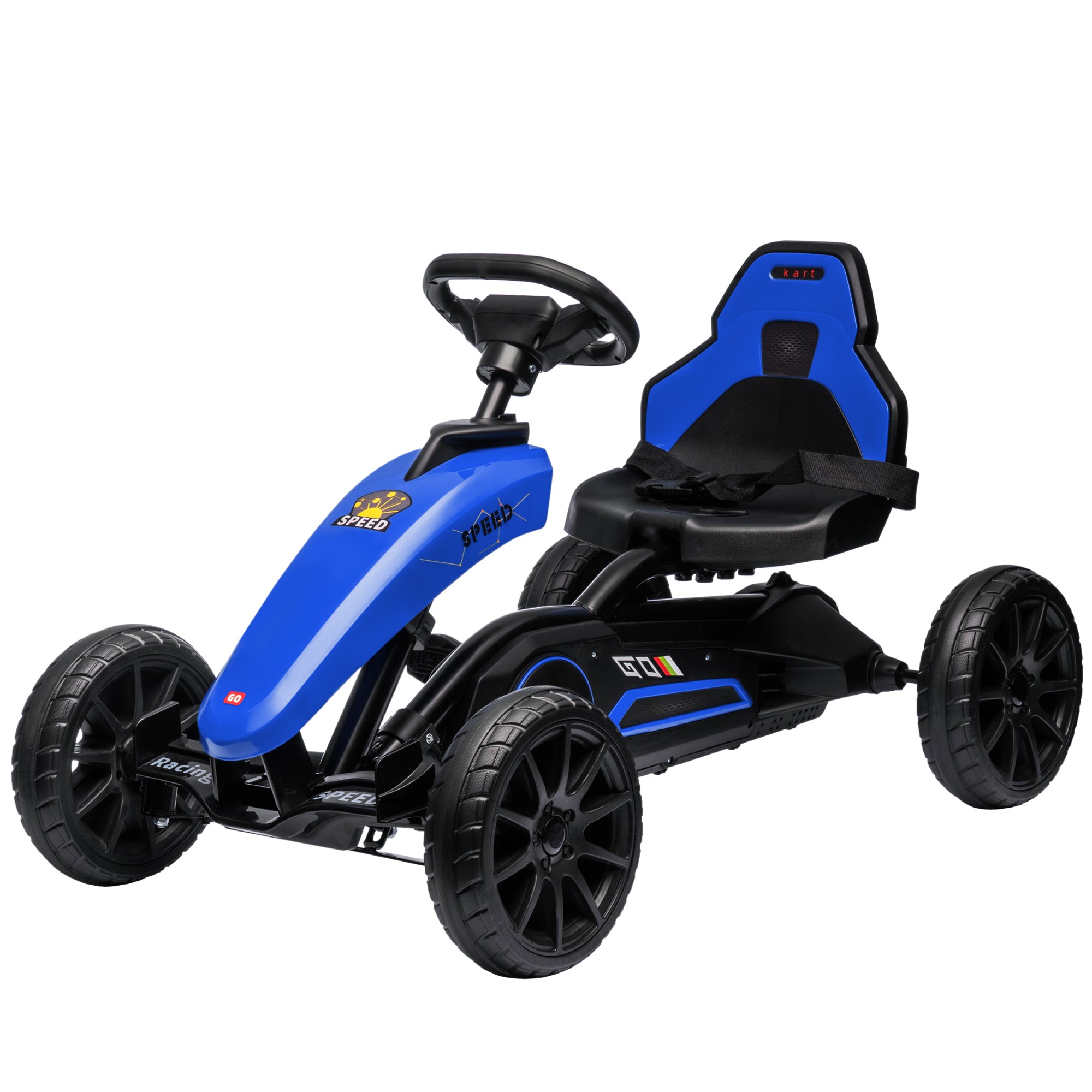 Kids Go Kart, 4 Wheeled Ride On Pedal Car, on sale Racer for 3 Years, for Boys and Girls