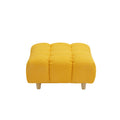 120 Inches Long, Teddy Sofa Fabric, With Spacious And Comfortable Seats, For Apartment Office Living Room Yellow Yellow Teddy 4 Seat