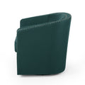 Swivel Chair Green Fabric