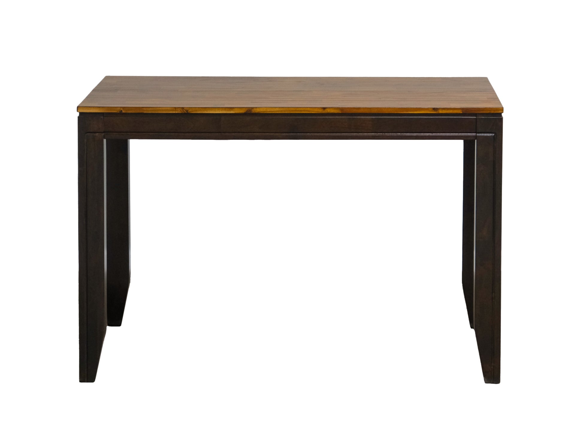 Timberline Brown Gathering Height Table Brown Solid Wood