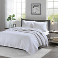 2 Piece Quilt Set White Twin Twin Xl Twin White Cotton