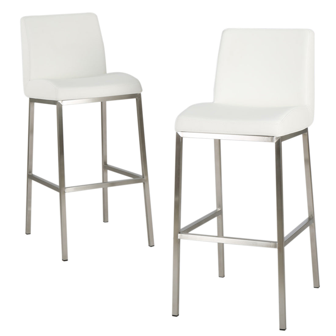 Barstool White Wood