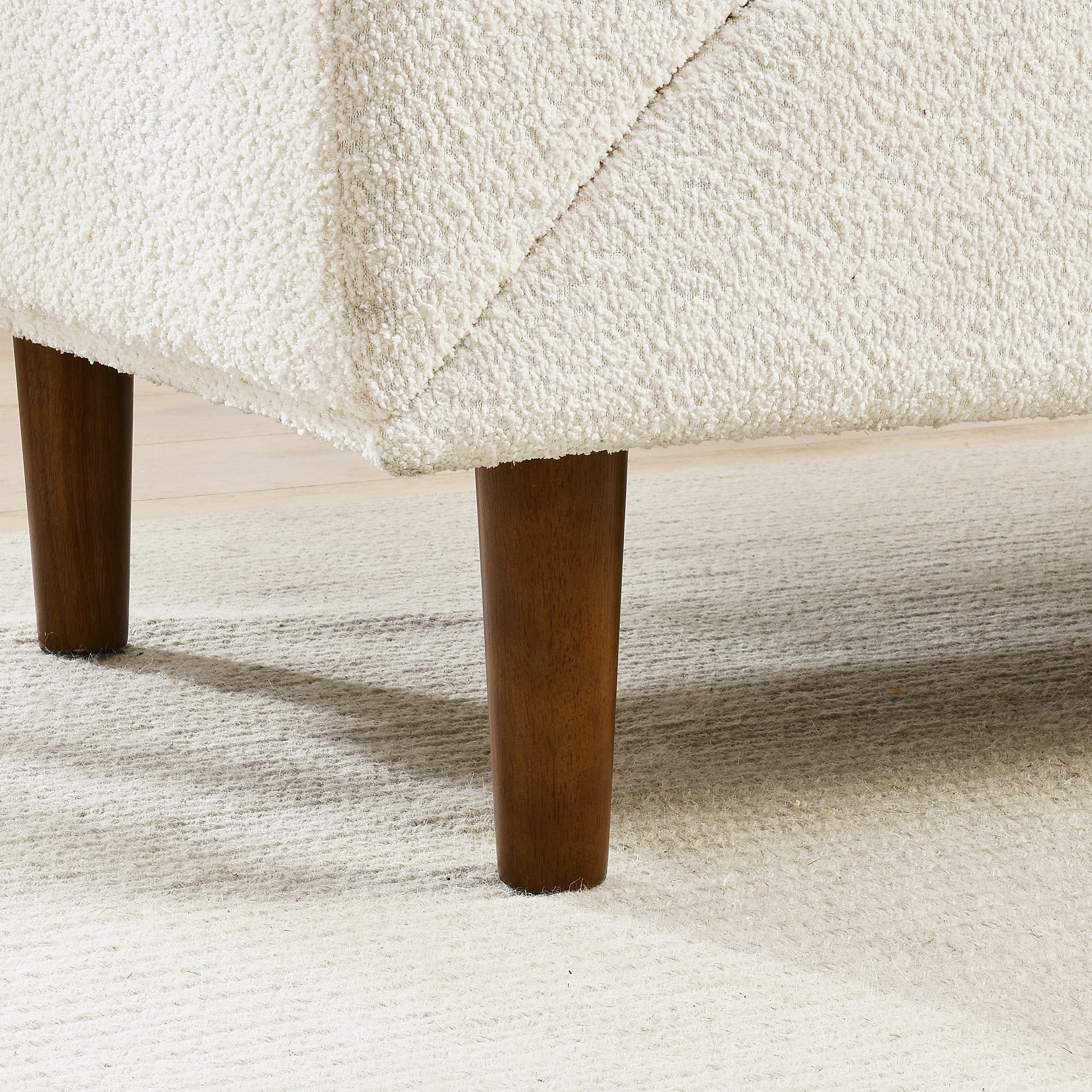 Convertible Futon Sofa Bed, Comfy Loveseat Sleeper Sofa With Adjustable Armrest, Strengthen Wood, Thick Padded Cushion, Small 2 Seater Couch For Living Room, Bedroom, Beige Beige Foam 2 Seat