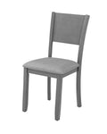 Dining Chairs Set For 4,Kitchen Chair With Padded Seat, Side Chair For Dining Room, Gray Gray Foam Rubber Wood