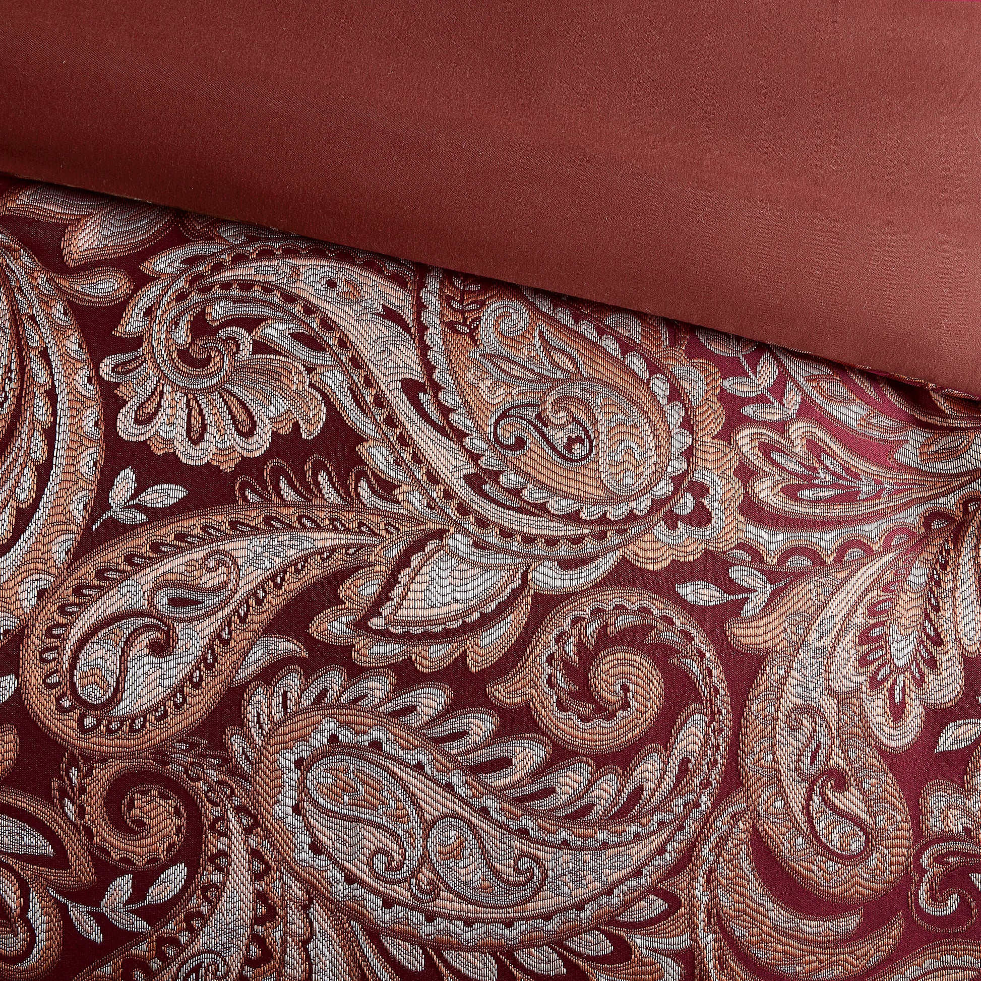 12 Piece Comforter Set With Cotton Bed Sheets Red Queen Queen Red Cotton