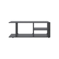 Goodwood Minimalistic Tv Stand For 65 Inch Tv With 5 Open Shelves Black Primary Living Space 60 69 Inches 60 69 Inches Modern 65 Inches Particle Board