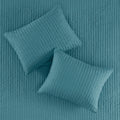 2 Piece Quilt Set Teal Twin Twin Xl Twin Teal Microfiber