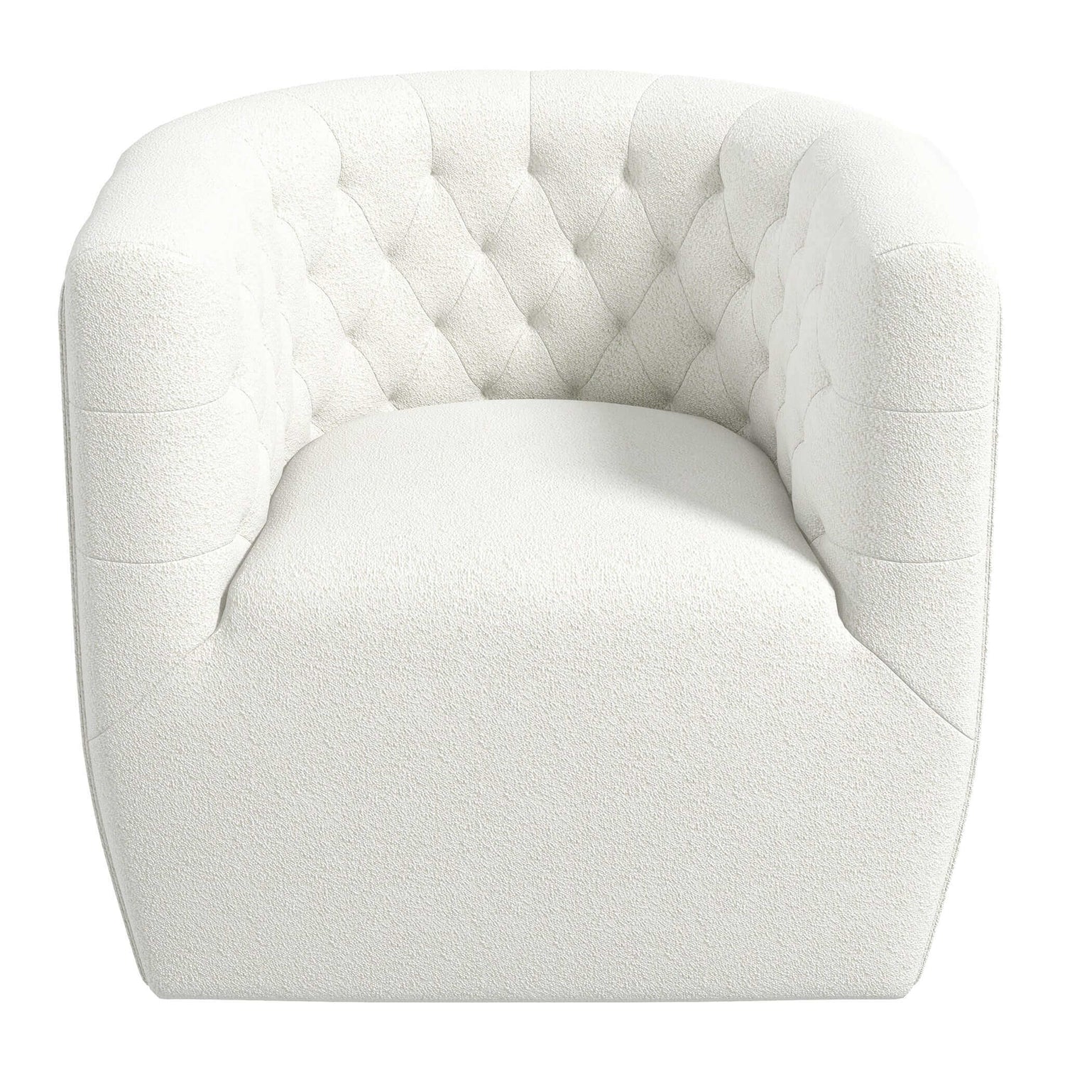Delaney Swivel Chair Beige Boucle