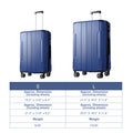 Luggage Sets 2 Piece, Hardshell Abs Lightweight And Expandable Only 28