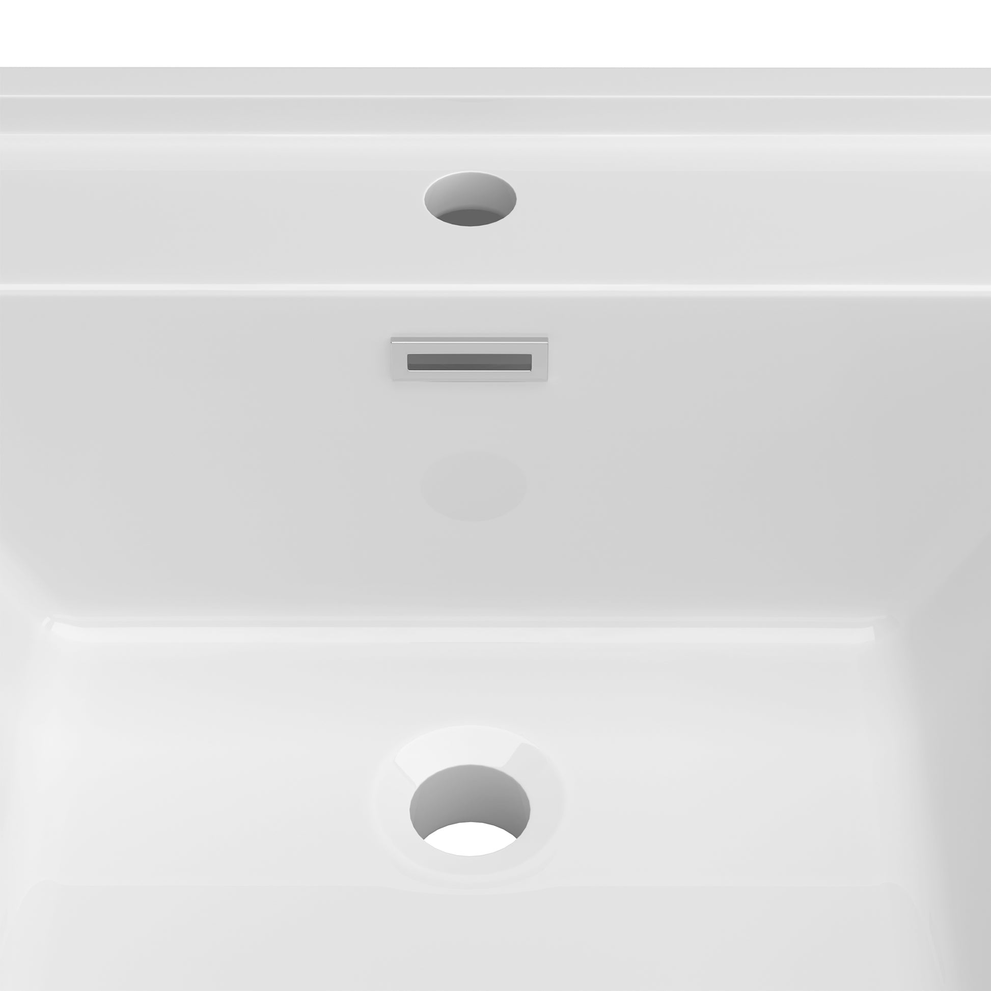 36 Inch Vanity Top Bathroom Sink Fit To 36" Cabinets In Glossy White White Bathroom Luxury,Modern Solid Surface Solid Surface