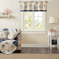 Printed Valance Navy 50X18