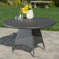 Corsica Rd Dining Table Grey Rattan