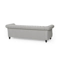 Sofa 3 Seater Grey Fabric 3 Seat