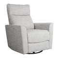 Soho Swivel Glider In Grey Grey Fabric