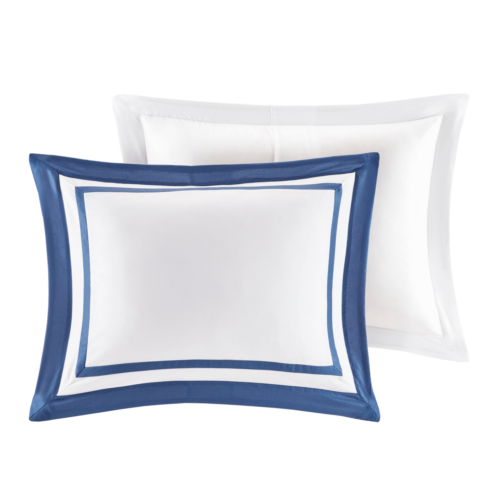 8 Piece Comforter And Quilt Set Collection Navy Full Queen Full Navy Polyester