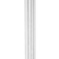 17 Inch Tall Pillar Candle Holder, Glass, Classic Clean Lined Finish, Clear Clear Glass