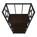 Bookshelf, Bookcase, Etagere, 4 Tier, 62