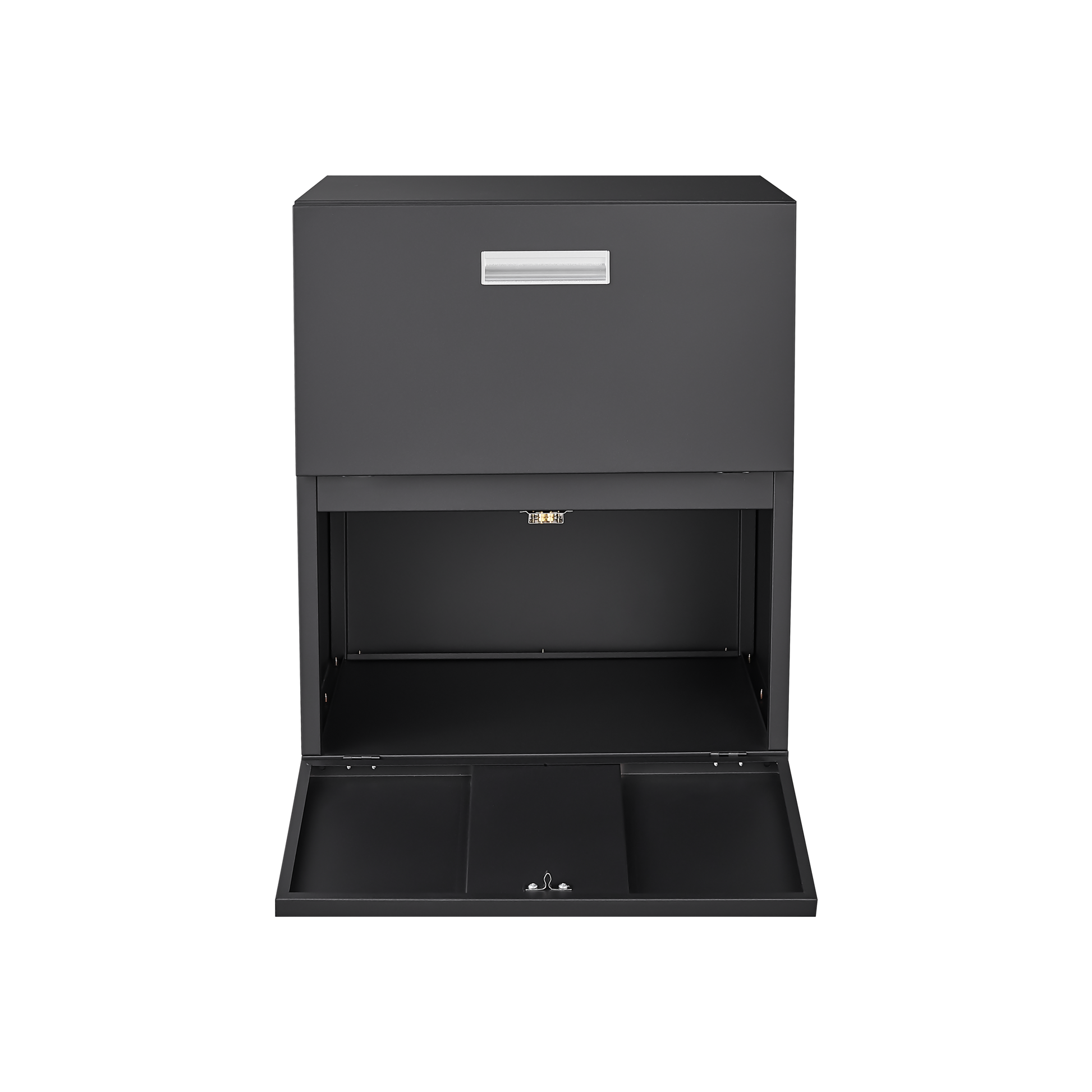 Office Furniture Copier Cabinet Black 2 Door Steel Copier Stand Mobile Pedestal File Printer Stand 1 2 Drawers Black Office Mobile Modern Metal Metal