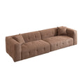 2297 Brown Sofa Brown Fabric 3 Seat