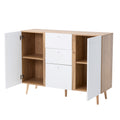 Sideboard Buffet Cabinet With 3 Drawers & 2 Doors,47.24